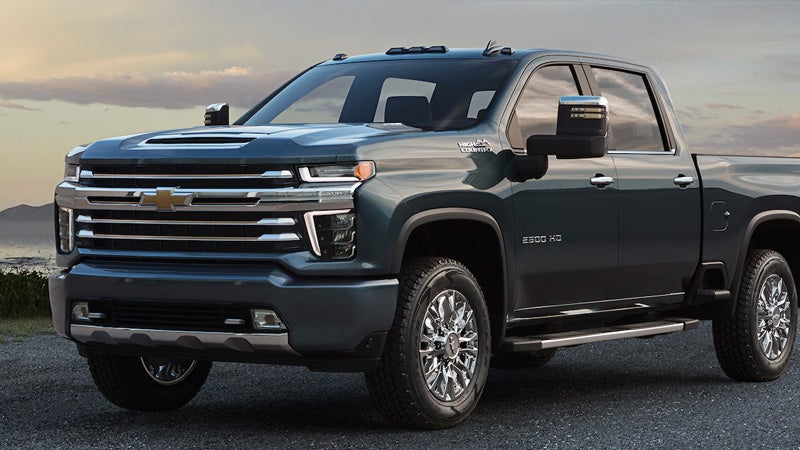 Front view of the 2020 Chevrolet Silverado