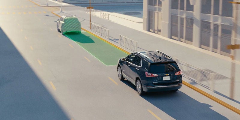 2021 Chevrolet Equinox showing auto car stopping sensors